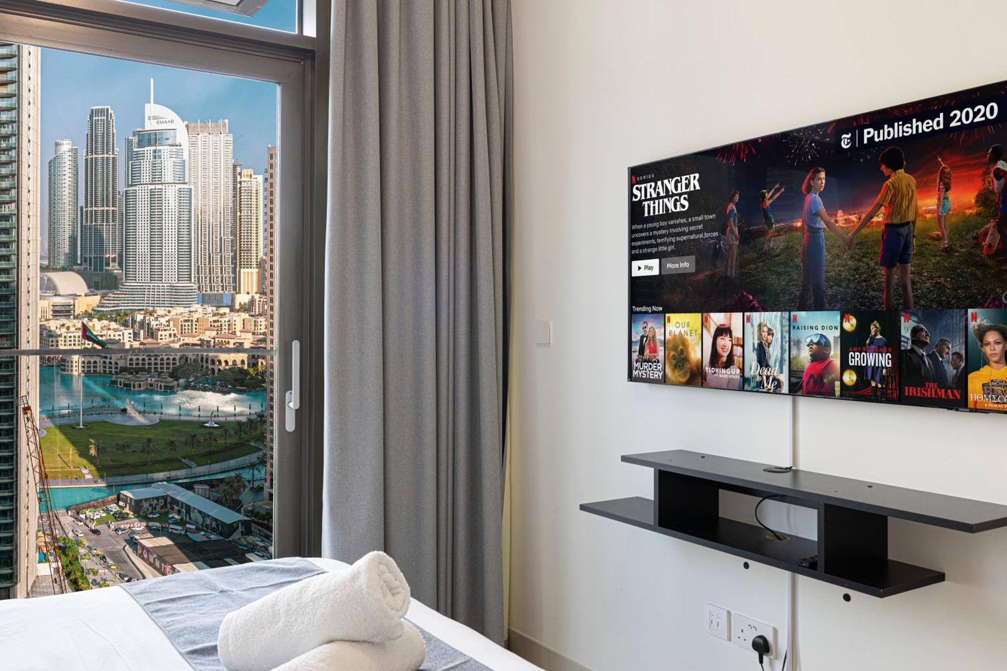 Glorious Burj Khalifa & Fountain Views, 4bdr شقة